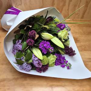 Florist Choice: Purple, Mauve and Pink tones