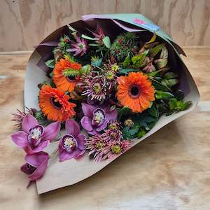 Flower: Florist Choice: Roll Wrap of Flowers