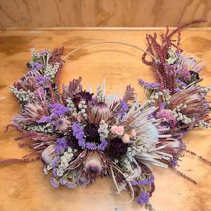 Beautiful large dried wreath