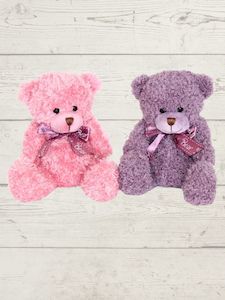 Ivy bear - pink or purple (H)