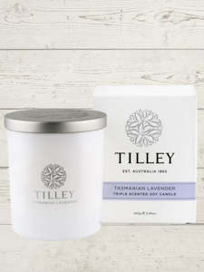 Tilley Soy Scented Candle – Tasmanian Lavender