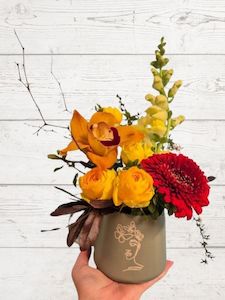 Florist: Mindfulness Keepsake mug with florals.