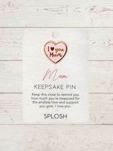 Keepsake pin - Mum