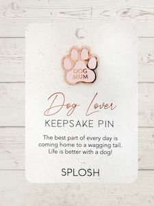 Keepsake pin - Dog lover