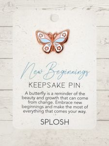 Keepsake pin - New beginnings