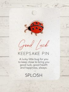 Florist: Keepsake pin - Good luck