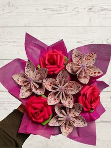 Paper flower posy (5)