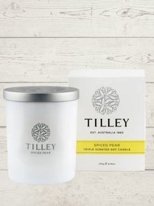 Tilley Soy Scented Candle – Spiced Pear