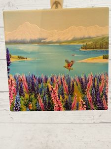 Florist: Lake Tekapo ceramic tile