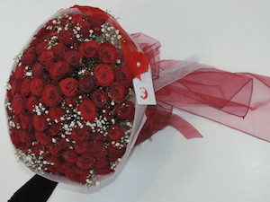 99 Red Roses Bunch