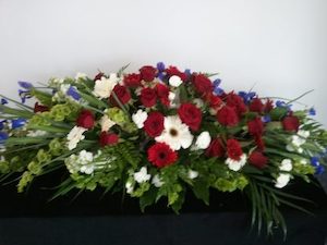 Casket Spray, Red Rose