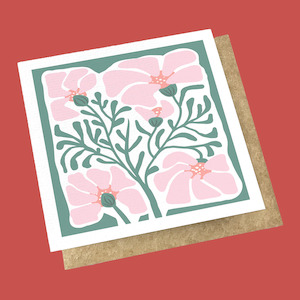 Flower: Special card (for longer messages)