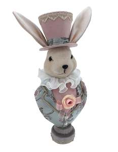 Flower: Regal Rabbit Bust