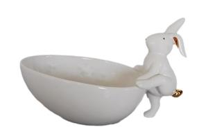 Flower: Luxe Ceramic Rabbit Bowl