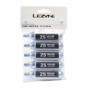 Bicycle and accessory: Lezyne 25g Threaded CO2 Cartridges (5 pack)