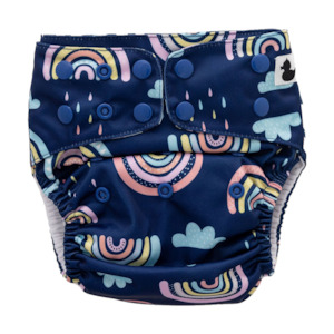 Rainbow Dreaming XL (Toddler) Cloth Nappy