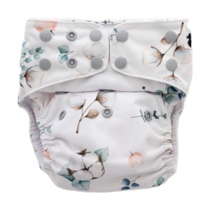 Cotton Flower XL (Toddler) Cloth Nappy