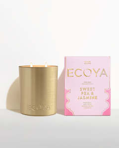 Holiday: Sweet Pea & Jasmine Grand Goldie Candle