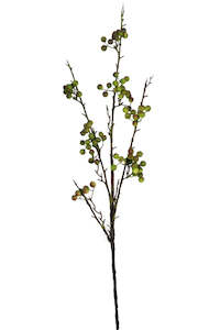 Tall Berry Branch 84cm Green