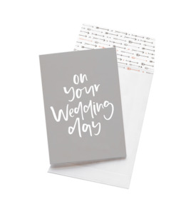 On Your Wedding Day // Greeting Card