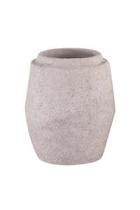 Zandra Off-White Terracotta Vase