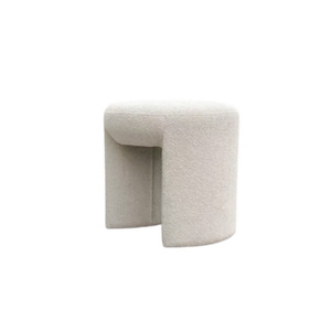 BOUCLE STOOL - BEIGE