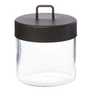 Gift: Glass Jar - Medium Black