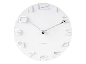 On The Edge Wall Clock - White (42cm)