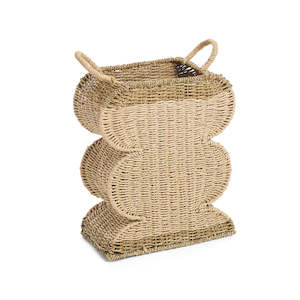 Paper Rope Curved Basket