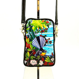 Cell Phone Bag - Pohutukawa Fantail