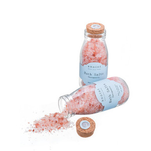 Pink Bath Salts Bottle