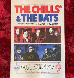 Chills, The , The Bats, Purple Pilgrims - Signed Poster