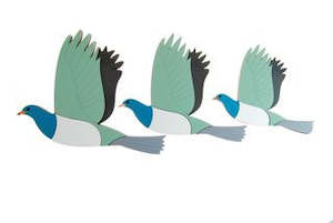 Clothing: Ian blackwell New Zealand Airways Kereru Trio set