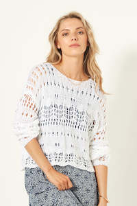 White Lemon tree Ibiza knit