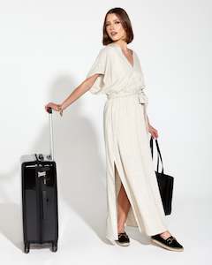 Fate & Becker Heritage Linen maxi dress Natural linen