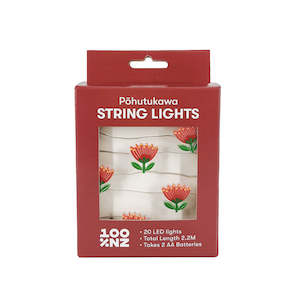 100% Pohutukawa String Lights