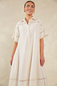 Haven Adelfia shirt Dress  Cannoli