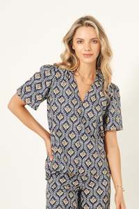 Lemon Tree Elena Top Blue Mofit