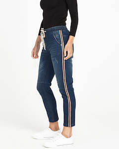 Clothing: Betty Basics Zuri Jogger Bay Blue