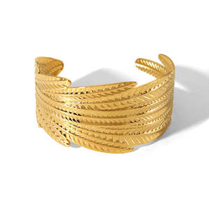 Clothing: Flying Saucers Feather Bangle Pre order