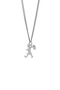 Karen Walker mini runaway girl necklace s/s