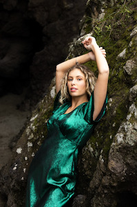 Clothing: Billie the Label Applause dress Emerald green Available on line