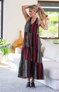 Yindi cotton layered dress