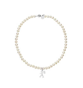 Clothing: Karen Walker Girls with all the Pearls Necklace mini