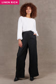 Clothing: Nama Pant Ebony 100%linen