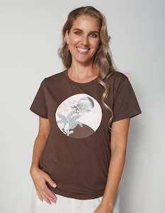 Stella +Gemma T-SHIRT - CHOCOLATE TULLERIES UMBER