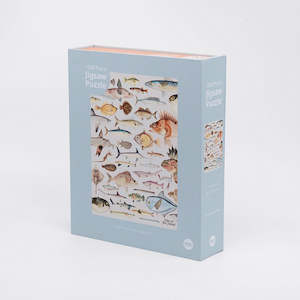 Clothing: Fishes of NZ jigsaw puzzle boxed