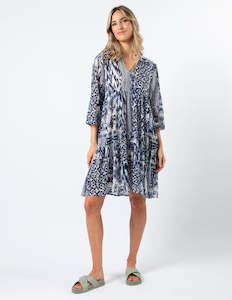 Clothing: (CStella +Gemma ARUBA DRESS - medina blue  $119.99 NZD