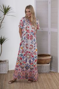 Clothing: Cross stitch long dress