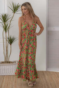 Lucia Maxi Halter Dress